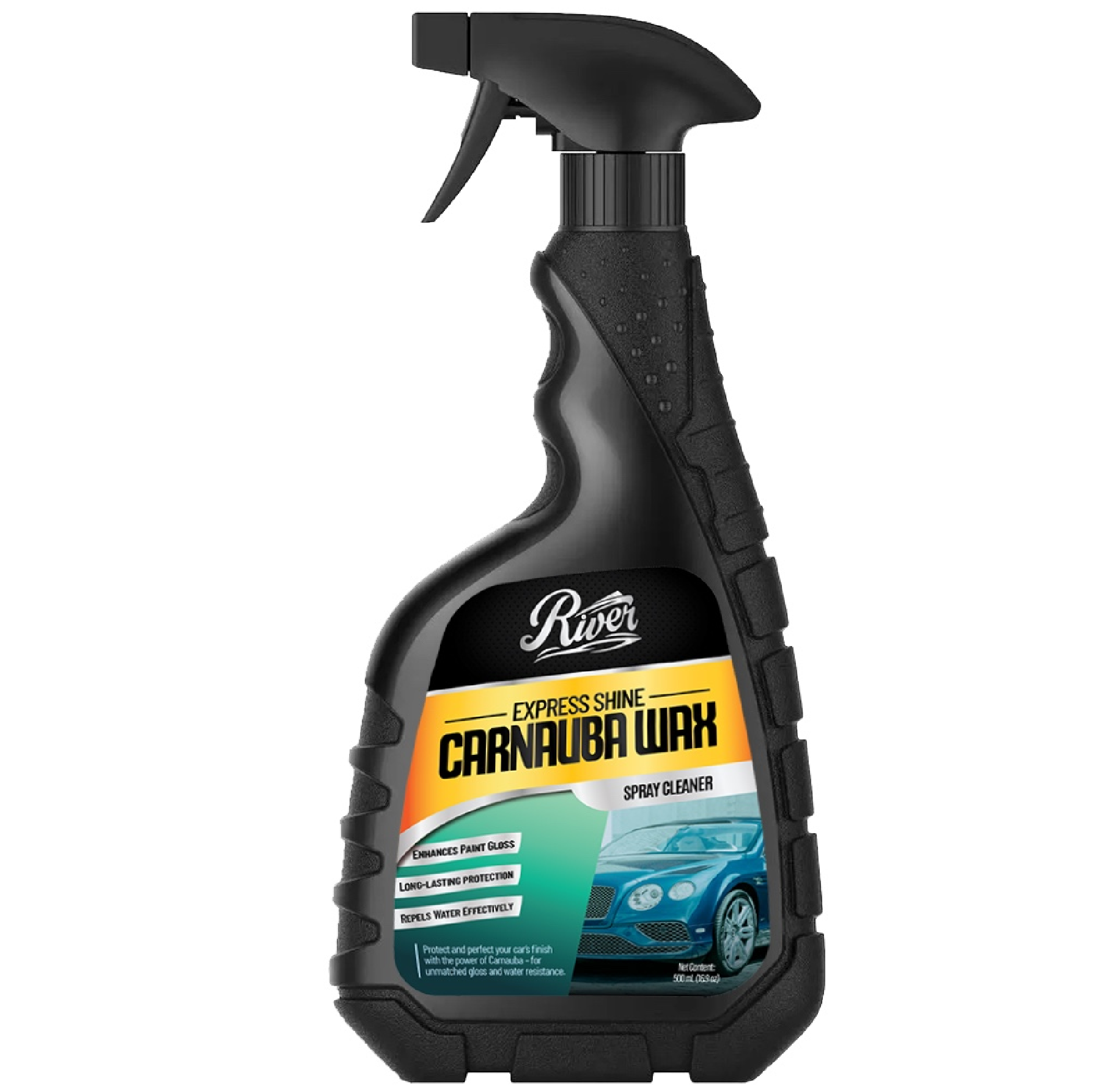 River EXPRESS SHINE CARNAUBA Spray Cleaner & Wax 500ML